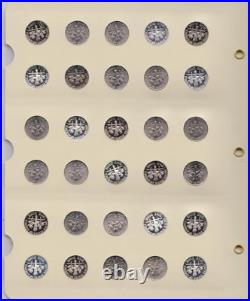 1946-2024 Roosevelt Dime Complete 254 Coin Archival Display Set