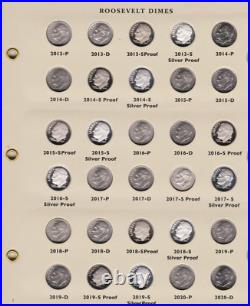 1946-2024 Roosevelt Dime Complete 254 Coin Archival Display Set