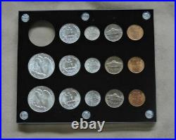 1947 Pds Complete Choice -gem Silver Mint Set -a Beauty