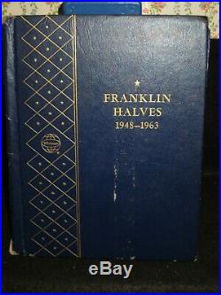 1948- 1963 50c Franklin Half Dollar Album Collection FRANKLIN 50C COMPLETE SET