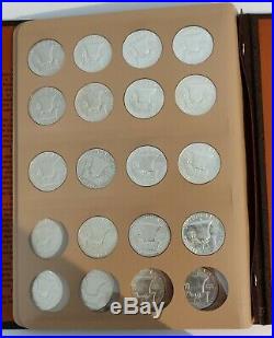 1948-1963 Franklin Half Dollar Complete Set (BU Set 35 Coins) In Dansco Album