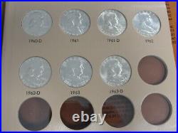 1948-1963 Franklin Silver Half Dollar Complete Set of 35 BU Coins