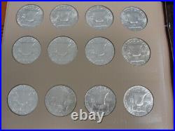 1948-1963 Franklin Silver Half Dollar Complete Set of 35 BU Coins