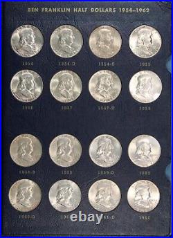 1948-1963 Premium Franklin Half Dollar Complete Set 35 Coins- Choice to Gem BU