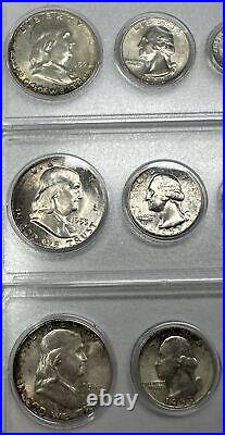 1953 P-d-s Complete 15 Coin Mint U. S. Silver Set Lustrous Brilliant Uncirculated