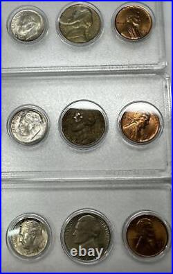 1953 P-d-s Complete 15 Coin Mint U. S. Silver Set Lustrous Brilliant Uncirculated