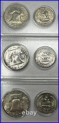 1953 P-d-s Complete 15 Coin Mint U. S. Silver Set Lustrous Brilliant Uncirculated