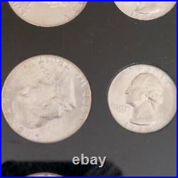 1954 P, D, S, U. S. Silver Complete Coin Set in Plastic Holder BU