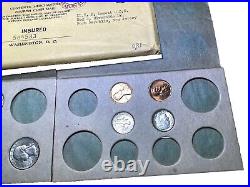 1955-U. S. Mint Uncirculated PDS Complete Set with22 Coins OGP-051124-55