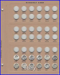 1956-1964-2021 Roosevelt Dime 215 Pc Set Complete P D S ProofsDansco 8125