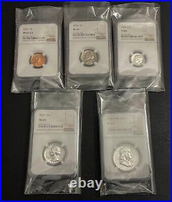 1956 Complete Proof Set in Stunning NGC Mint 69 Gorgeous with no defects