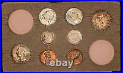 1956 Original US Mint Set Complete OGP Frosty BU Coins Rainbow Toning B2933