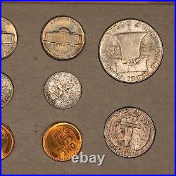 1956 Original US Mint Set Complete OGP Frosty BU Coins Rainbow Toning B2933