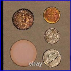 1956 Original US Mint Set Complete OGP Frosty BU Coins Rainbow Toning B2933