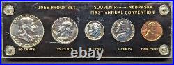 1956 Type 1 Franklin Proof With Complete Set In A Capital Holder Rare Variety