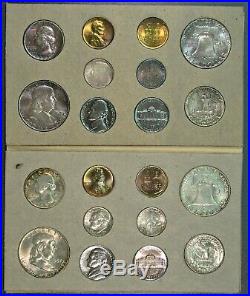 1957 US Mint Set Uncirculated Complete Double Set (20 Coins)