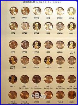 1959 2018 P/D/S S Proof Lincoln Cent & Shield Cent 185 Coins, Complete Set