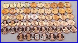 1959 2018 S Lincoln Cent Proof & SMS Complete Set 63 Coins