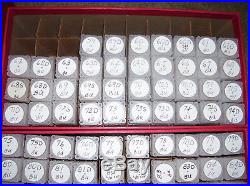 1959-2018 complete lincoln memorial penny Set 131 Bu Red rolls Uncirculated Cent