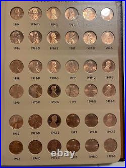 1959 to 2016 PDS Lincoln Shield Proof & Uncirculated Penny Dansco Complete set