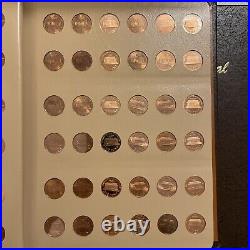 1959 to 2016 PDS Lincoln Shield Proof & Uncirculated Penny Dansco Complete set