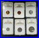 1960 P Complete 6 Coin Proof Set NGC Graded Brown Label PF 66 68 64 67 1 Fat Cas