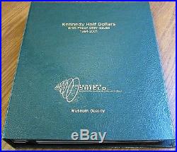 1964-2001 Complete Album Kennedy Half Dollar Coin Set P-d-s Clad & Silver Proofs