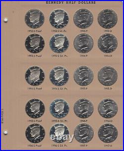 1964-2011-2012 Complete P D S Kennedy Half Dollar Set 160 Pcs Dansco 8166