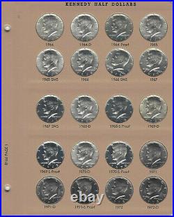 1964-2011 Complete Kennedy Half Dollar BU Proof Set 158 Pcs Dansco 8166