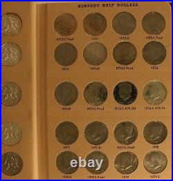 1964-2012 KENNEDY HALF Dollar Complete Set BU & Proof 152 COINS Dansco Album FS