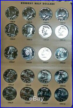 1964-2015-P/D Complete Kennedy Half Dollar Set 96 Coins bce