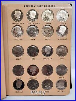 1964-2016 P D S Kennedy Half Dollar Complete Set 179 Coins (Dansco) Silver Proof