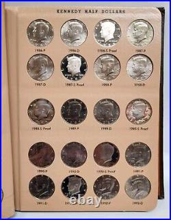 1964-2016 P D S Kennedy Half Dollar Complete Set 179 Coins (Dansco) Silver Proof