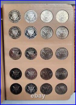 1964-2016 P D S Kennedy Half Dollar Complete Set 179 Coins (Dansco) Silver Proof