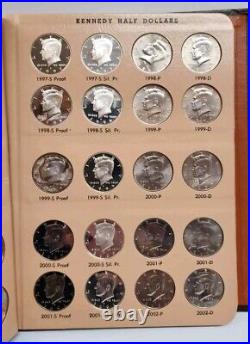 1964-2016 P D S Kennedy Half Dollar Complete Set 179 Coins (Dansco) Silver Proof