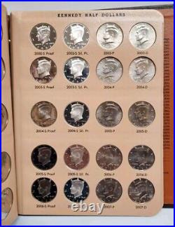 1964-2016 P D S Kennedy Half Dollar Complete Set 179 Coins (Dansco) Silver Proof