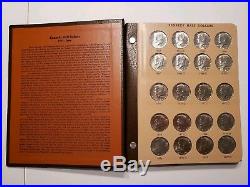 1964-2017 P&d Kennedy Half Dollar Complete 100 Coin Bu Set In Dansco Album 7166