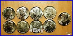 1964 2018 Kennedy Half P&D 104 Coin COMPLETE Uncirculated Set with2 S Issues
