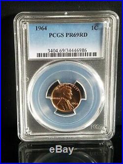 1964 Complete Proof Set PF69 PCGS with UNOPENED Flat Pack Proof Set Included