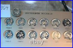 1964 To 2013 Jefferson Nickel Complete Bu & Proof Set 104 Nickels! #104