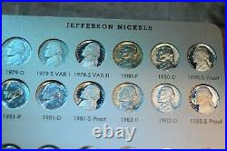 1964 To 2013 Jefferson Nickel Complete Bu & Proof Set 104 Nickels! #104