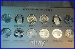 1964 To 2013 Jefferson Nickel Complete Bu & Proof Set 104 Nickels! #104