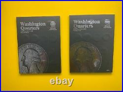 1965 1998 Washington COMPLETE 64 Quarter PD BU Set in 2 Folders w1976 S Silver