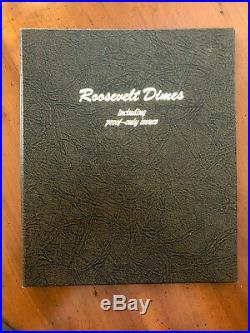 1965-2009 Complete Roosevelt Dime 149 Pc Set withProofs-5 Pg Dansco #8125