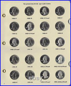 1968-1998 Complete Washington Quarter Uncirculated Set 104 Pcs withLittleton LCA15