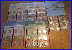 1968 2003 Mint Sets U. S. Mint 34 Sets P & D Uncirculated Mint Set Box & COA
