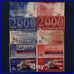 1968-2003 US P&D Uncirculated Mint Sets Complete Run in OGP Free Shipping USA
