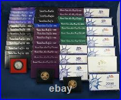 1968-2007 US Mint Complete Proof Set Run with COA's Free Ship USA