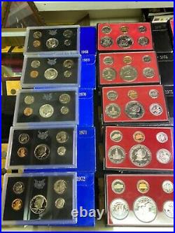 1968 2010 Proof Set U. S. Mint 42 Proof Sets San Francisco coins ogp COA complete