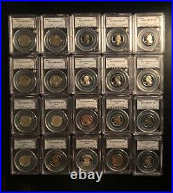 1968-2015 Complete Quarter Set (131 Coins) PCGS PR69DCAM/Silver